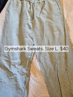 Gymshark Gray Drawstring Sweatpants